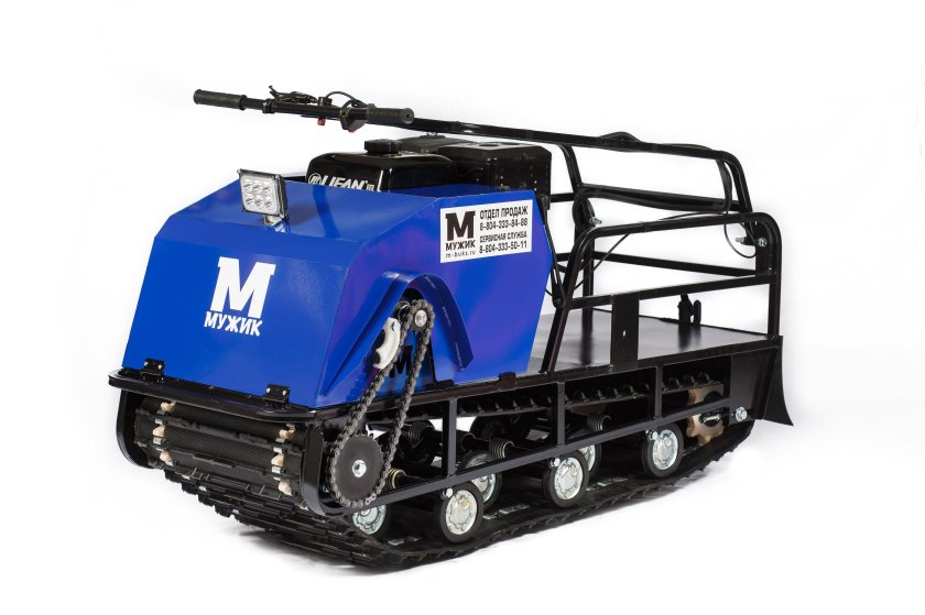 Мотобуксировщик мужик м500 Лонг