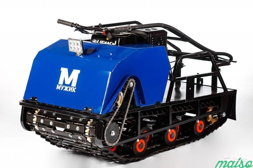 Мотобуксировщик с гусянкой 600мм