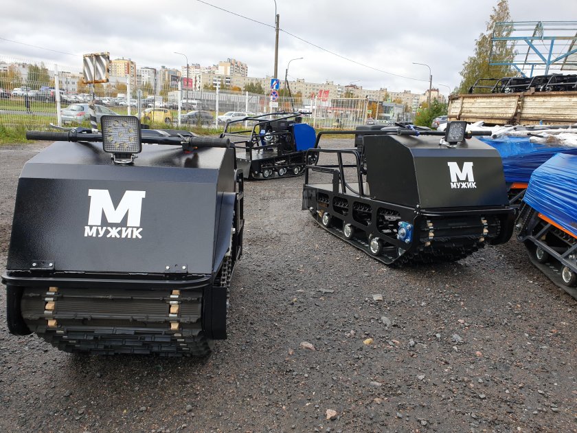 Мотобуксировщик мужик-500 (15 л.с., база 1450)