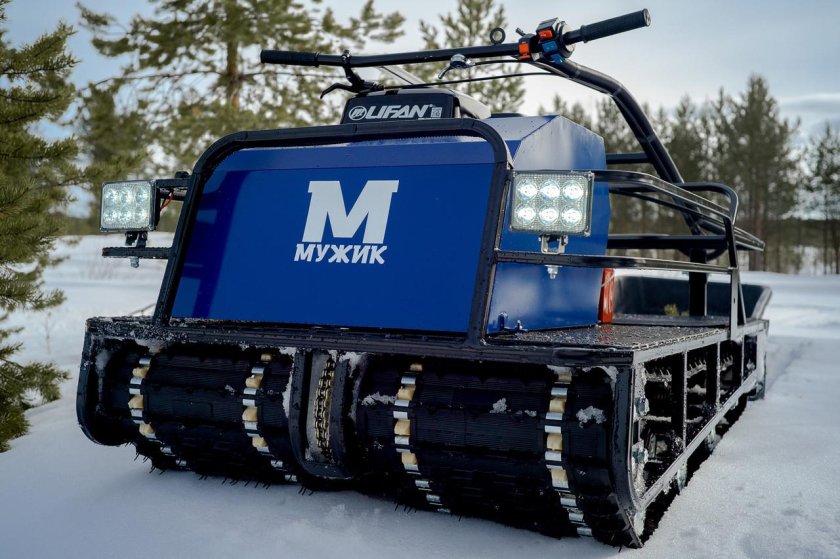 Мотобуксировщик мужик м760 20 л.с