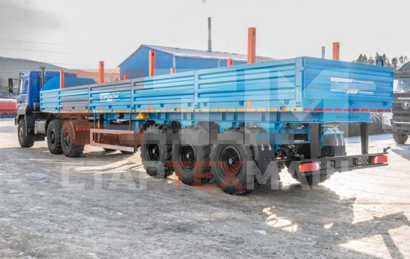 Полуприцеп бортовой СЗАП-93282