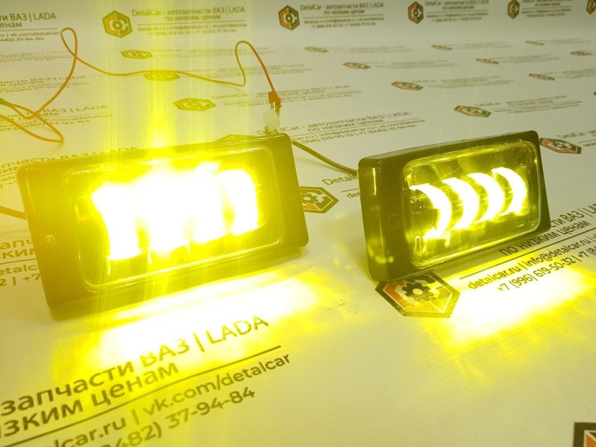 ПТФ ВАЗ 2110 светодиодные двухрежимные