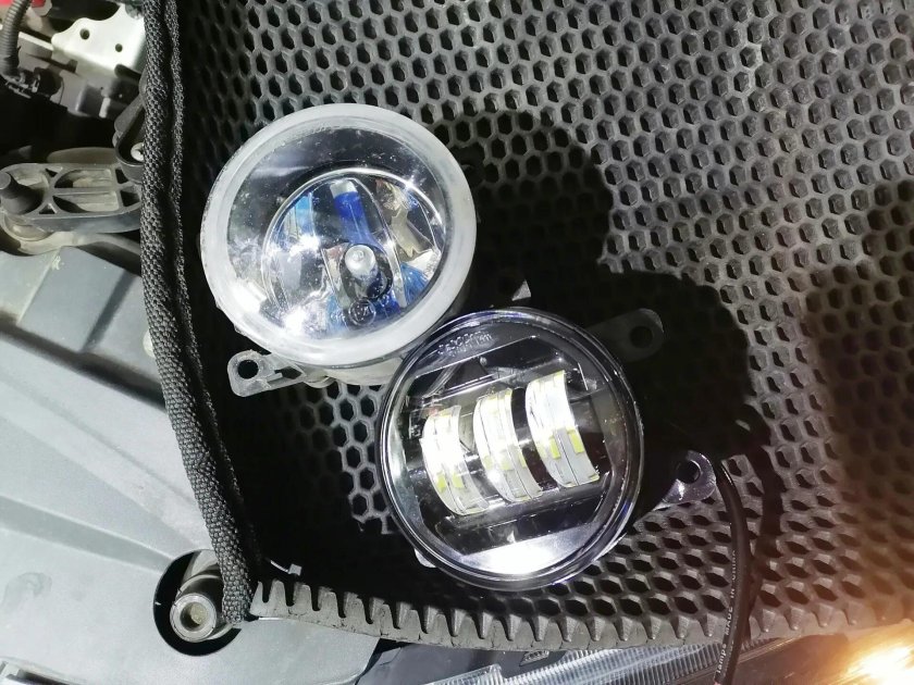 ПТФ светодиодные Гранта двухрежимные