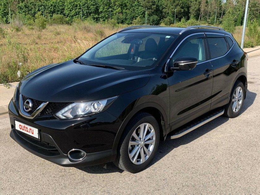 Ниссан Кашкай 2014 черный