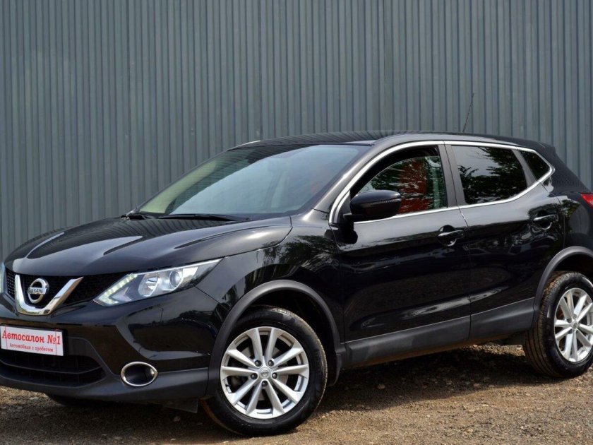 Ниссан Кашкай черного цвета