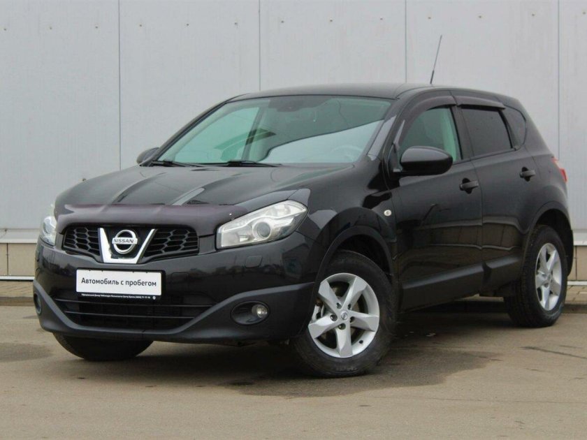 Ниссан Кашкай 2012 черный