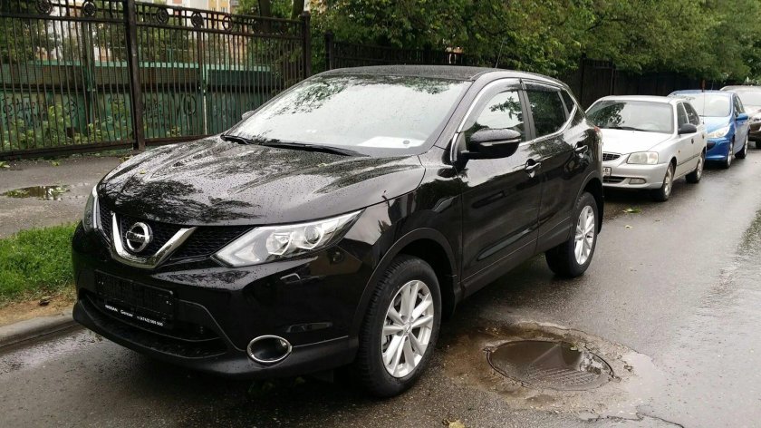 Nissan Qashqai 2015 чёрный
