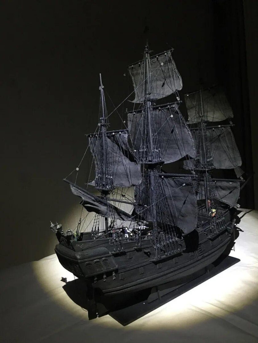 Чёрная Жемчужина корабль модель