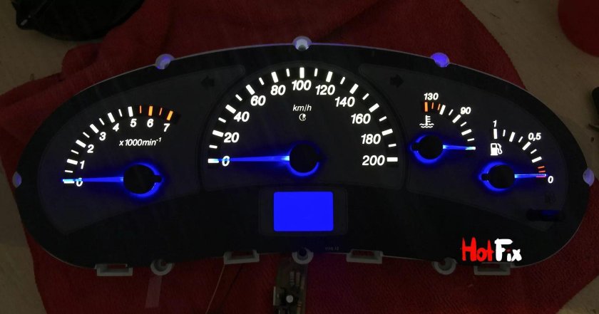 Приборная панель ВАЗ 2112 евро