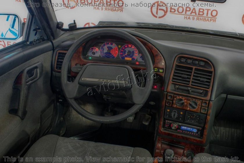 Накладка на панель ВАЗ 2110 евро 2