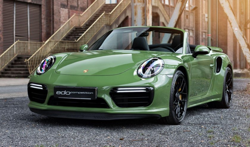 Порше 911 салатовый