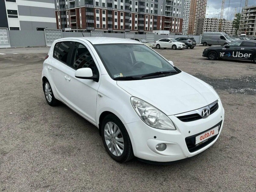 Хендай i20 белая