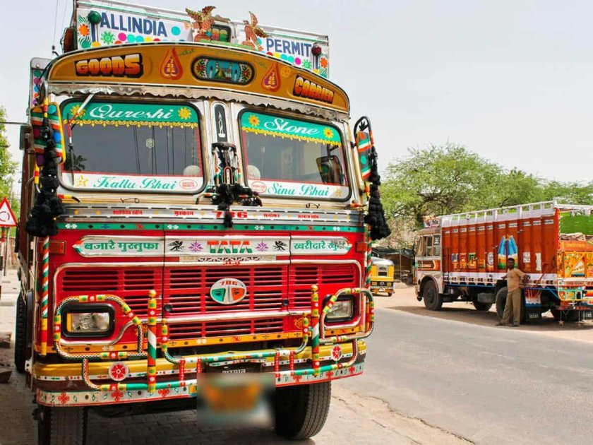 Индийский грузовик Ашок Лейланд