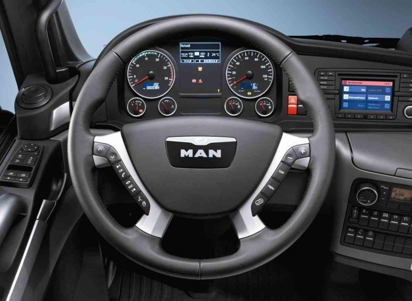 Приборная панель man TGX