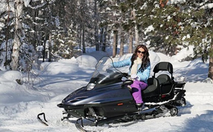 Снегоход зима