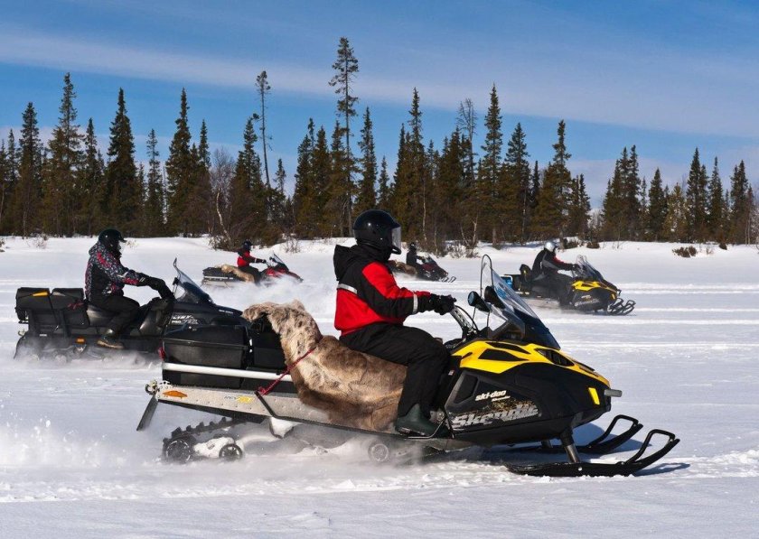 Хибины снегоходы
