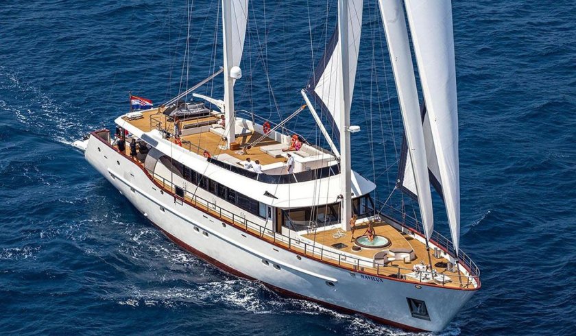 Океанская парусная яхта