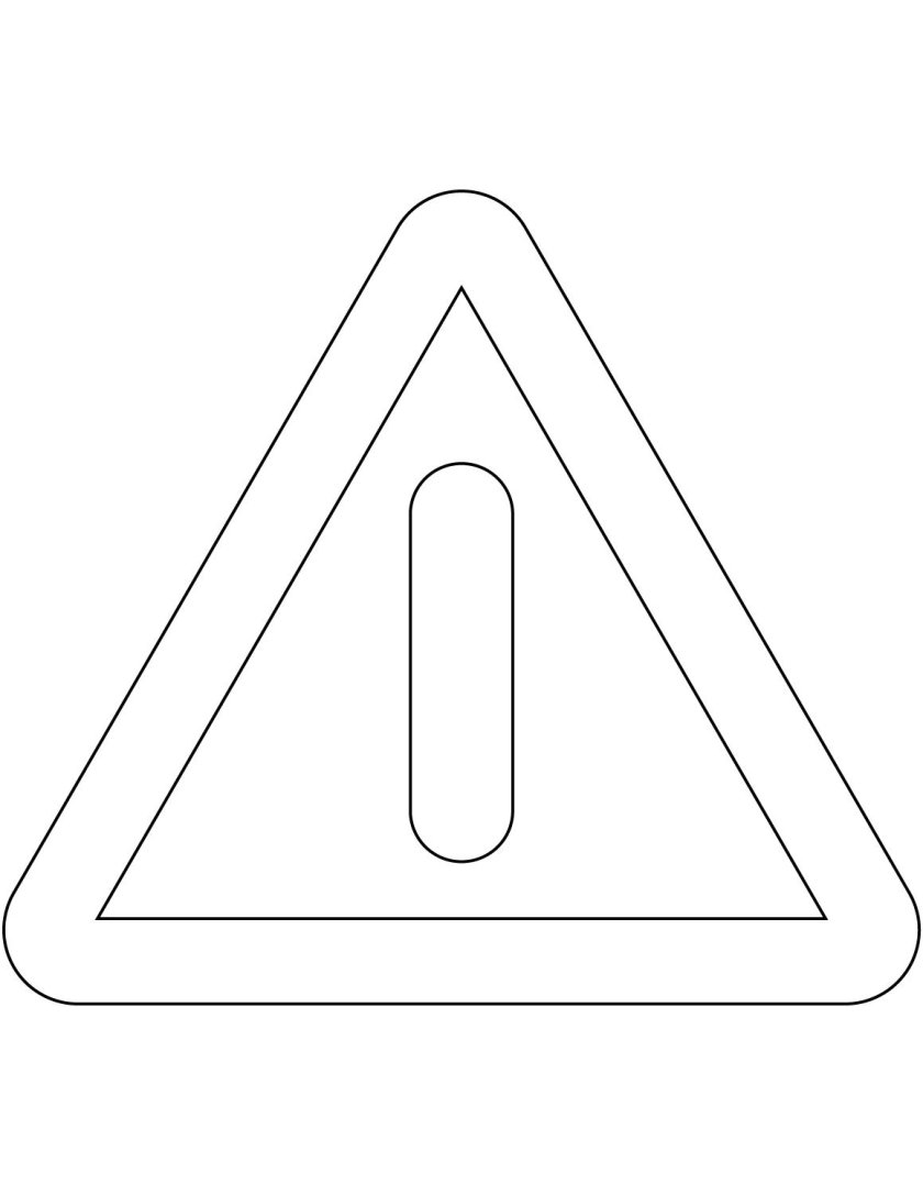 Дорожные знаки раскраска