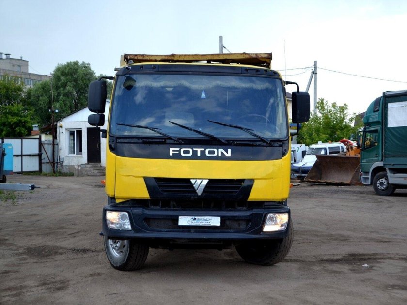 Foton auman самосвал жёлтый