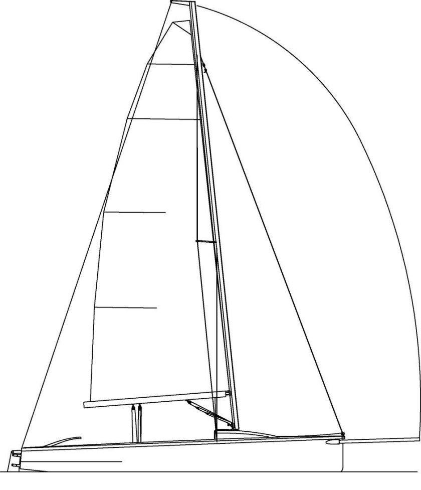 Яхта j70 чертёж