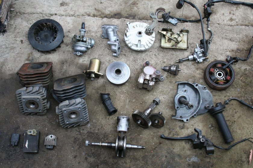 Запчасти на Honda Dio 34