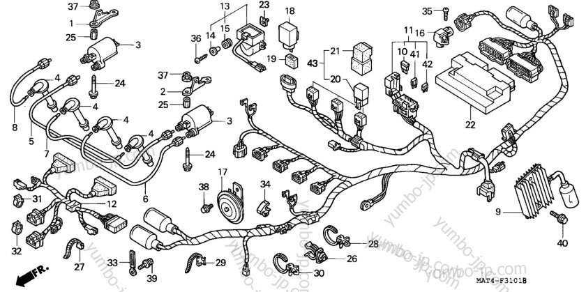 Honda cbr1100xx топливная система