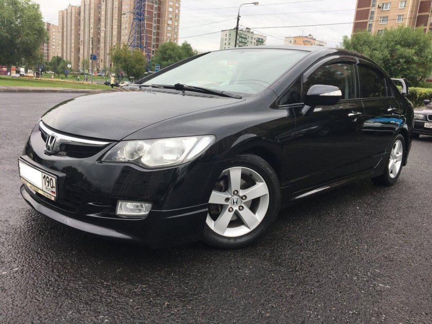 Хонда Цивик седан 2008 черная