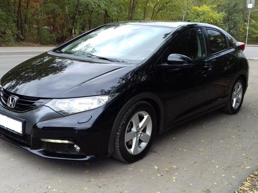 Honda Civic 2012 черный