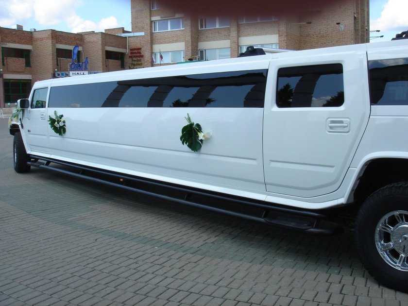 Лимузины белые Хаммер h2