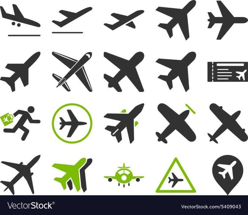 Значок самолета