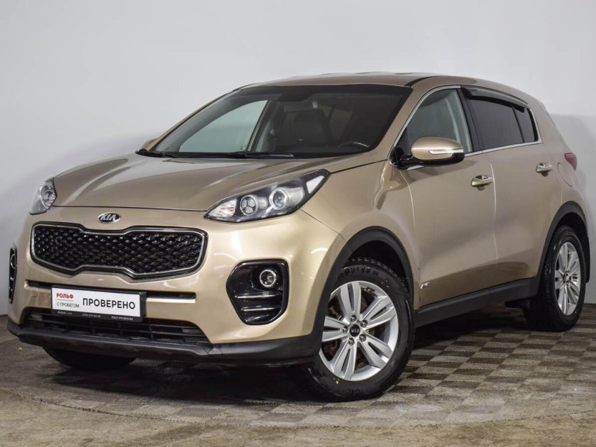Киа Спортейдж IV 2.0 at (150 л.с.) б/у серебристый