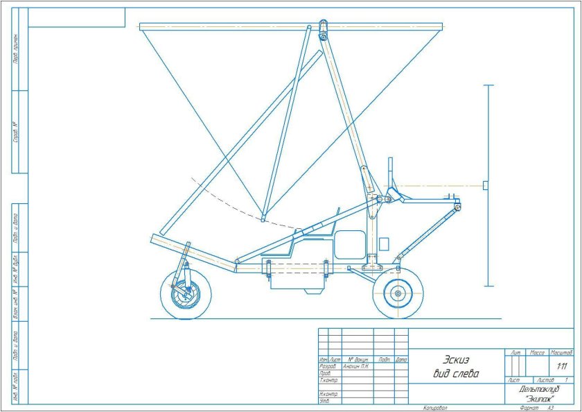 Автожир чертежи моделист конструктор