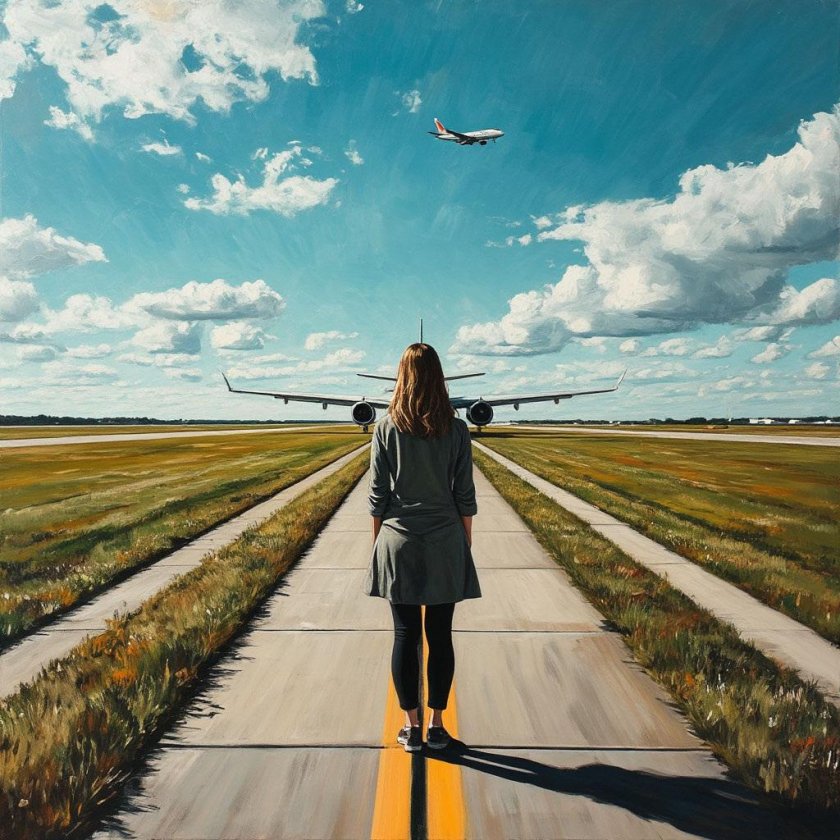 Самолеты улетают