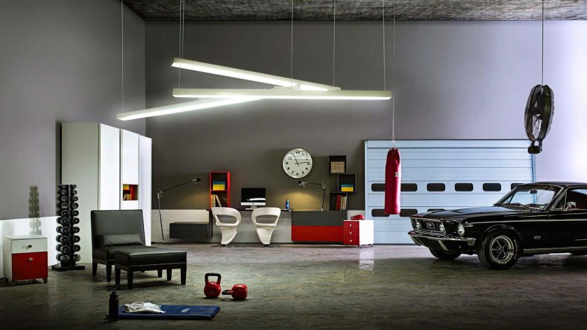 Современный гараж интерьер