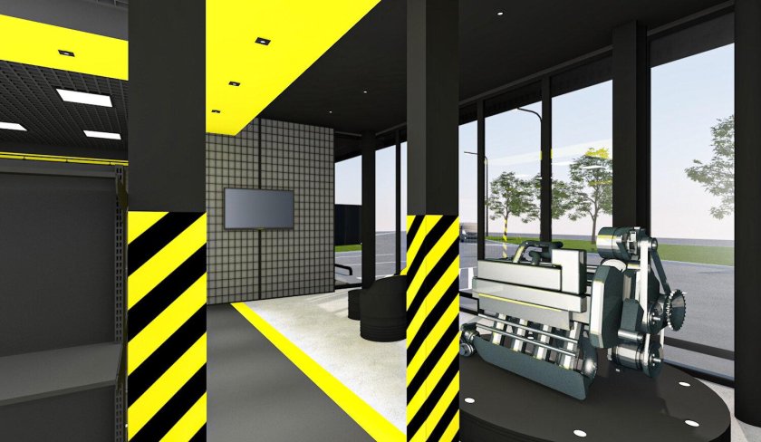 Интерьер автомойки