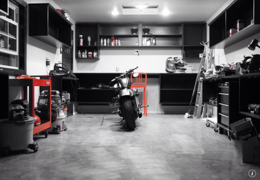 Современный гараж интерьер