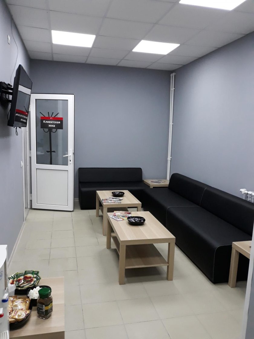 Интерьер клиентской зоны