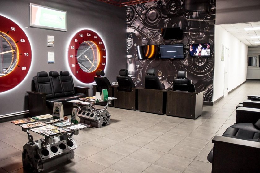 Клиентская зона в автосервисе