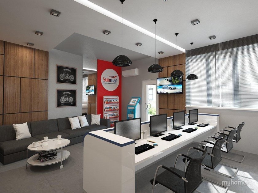 Интерьер клиентской зоны