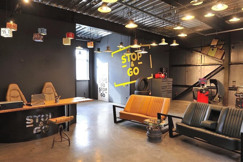 Шиномонтаж интерьер