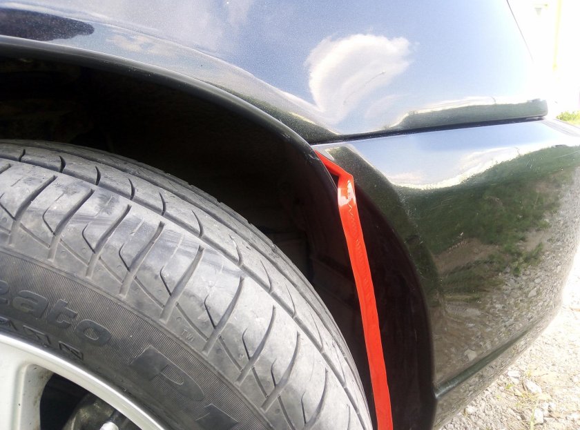 Защита кромок колесных арок Веста