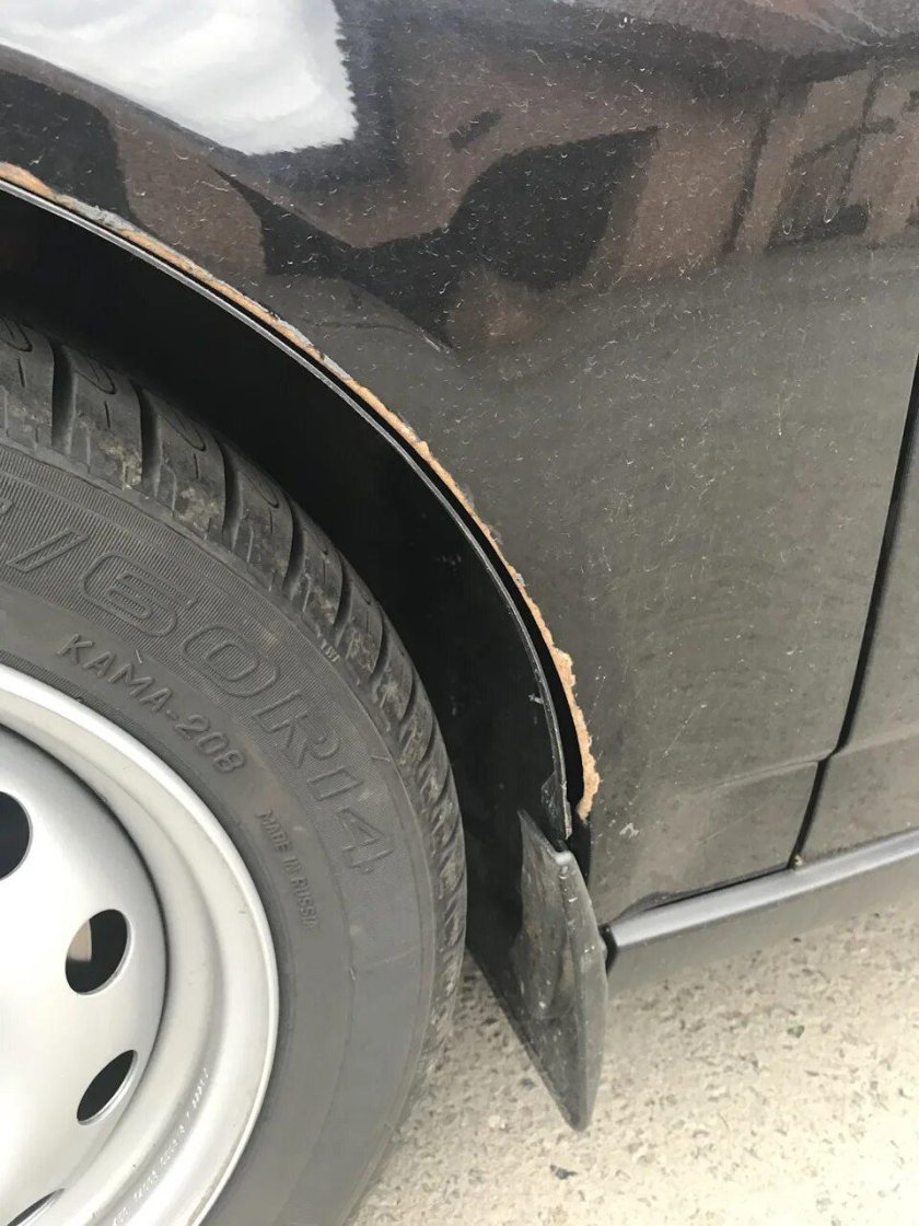 Защита арок крыла Приора