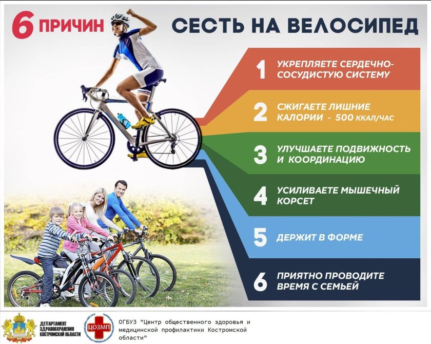 Калории при езде на велосипеде