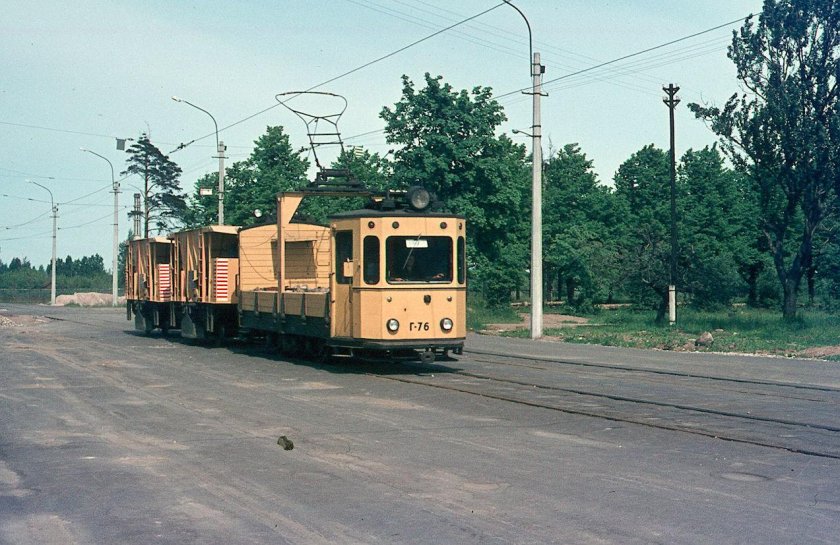 Грузовой трамвай Санкт-Петербурга ГМ 63