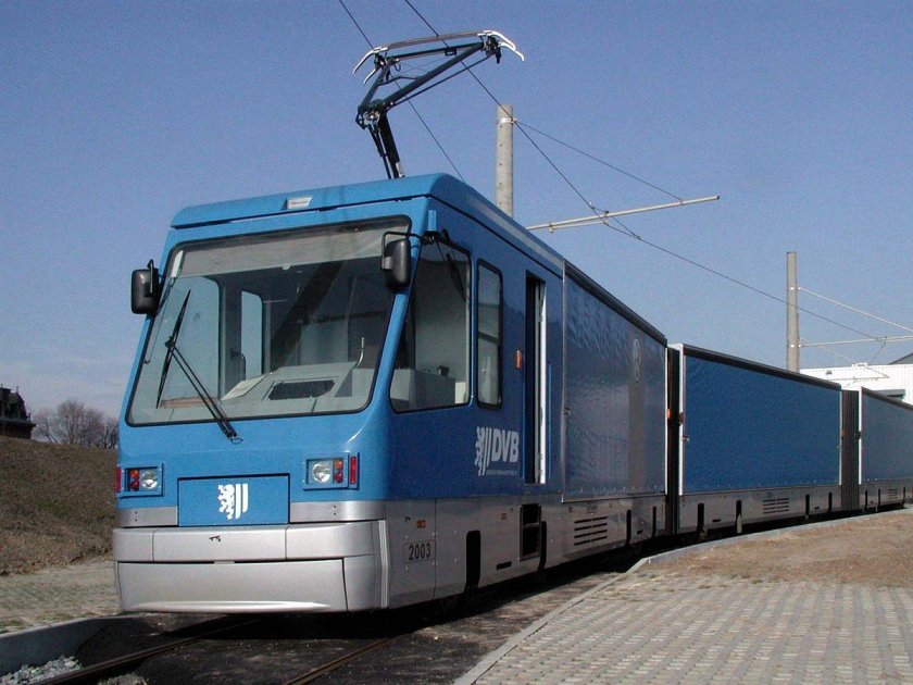 Грузовой трамвай Дрезден