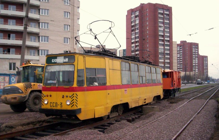 Грузовой Ленинградский трамвай