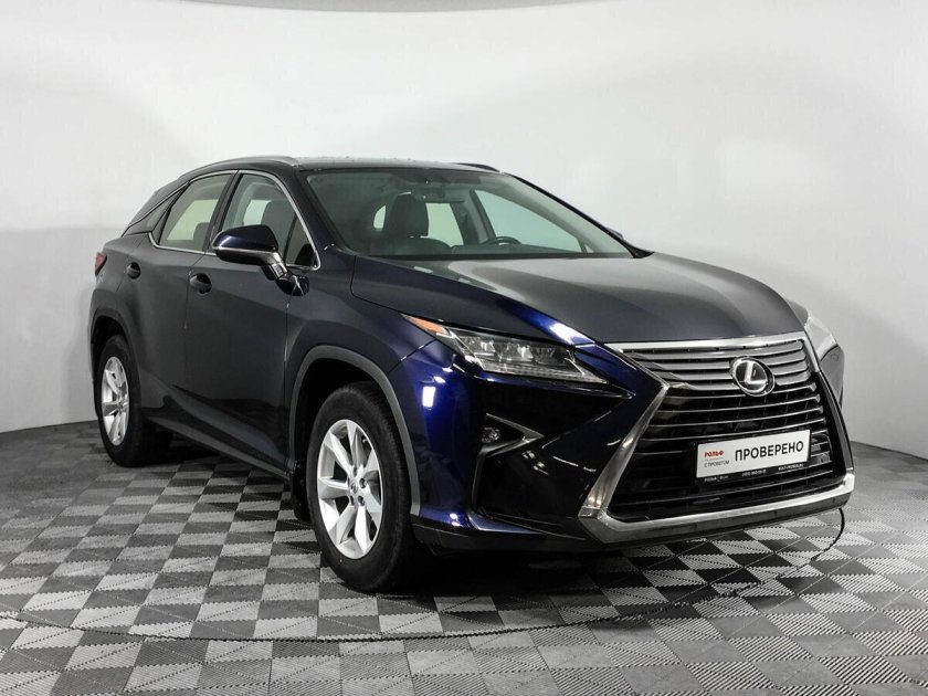Лексус синий внедорожник