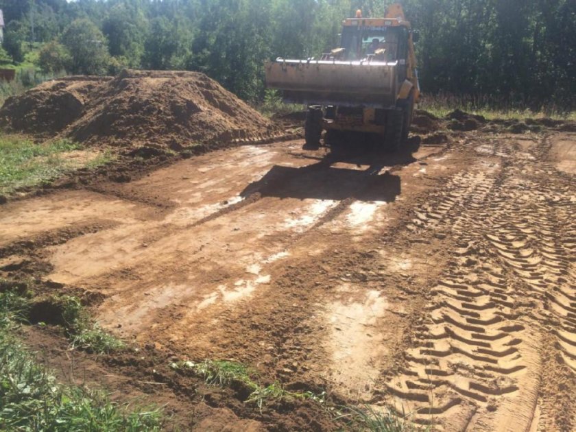 Срезка растительного грунта