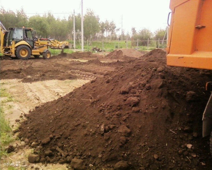 Отсыпка участка