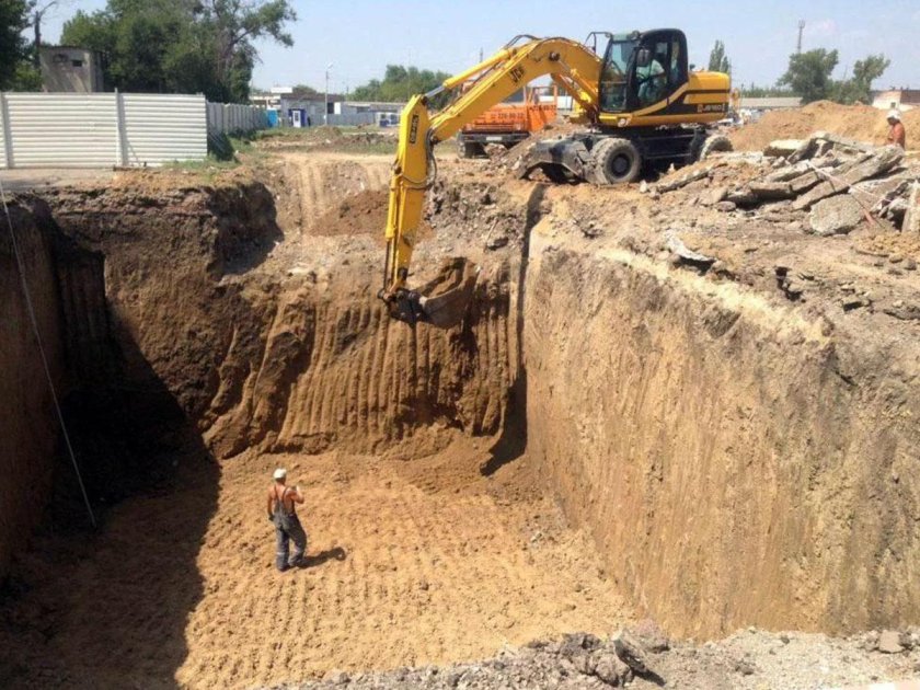 Разработка котлована